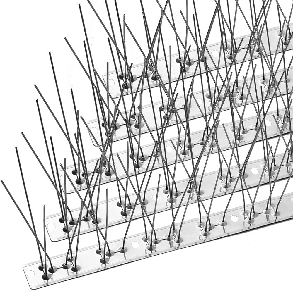 Amazon | OFFO 鳩よけ 鳥避け 100%ステンレス製 耐久性よい 26cm×4個