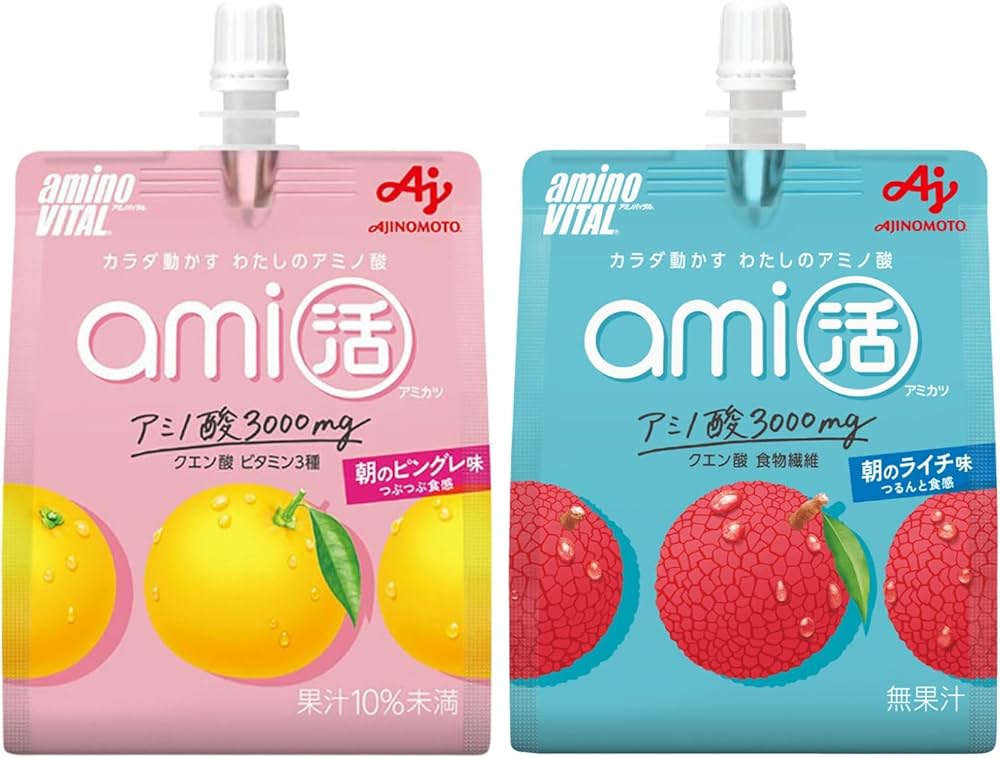 Amazon.co.jp: 【セット買い】アミノバイタル ami活 (アミ活) ゼリー