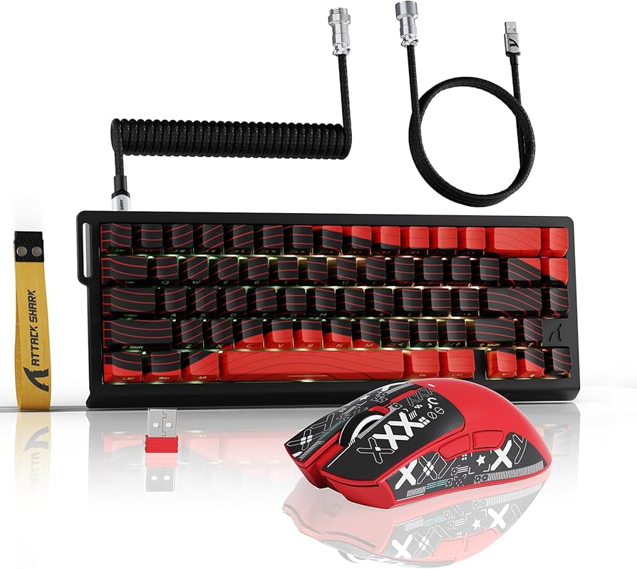 Amazon.co.jp: ATTACK SHARK ラピットトリガーキーボードとマウス