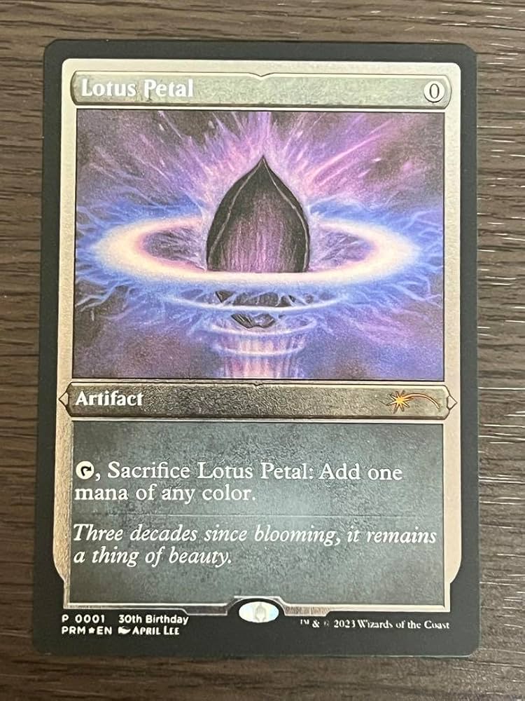 Lotus Petal 水蓮の花びら 4枚セット mtg 日本語1 英語3 S115218010