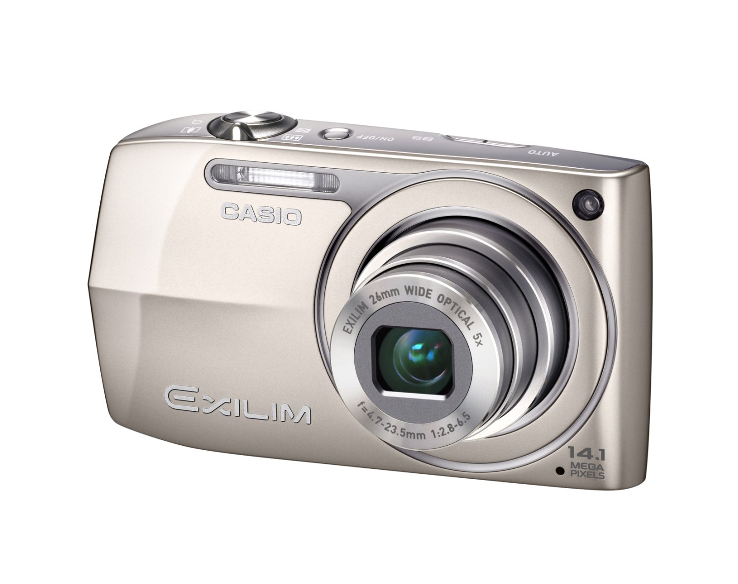 Amazon | CASIO デジタルカメラ EXILIM 1410万画素 5倍 ゴールド EX