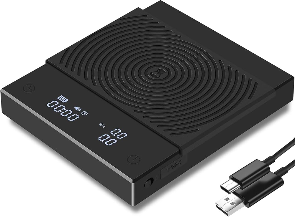 Amazon.com: TIMEMORE Black Mirror Basic 2 Coffee Scale with Timer
