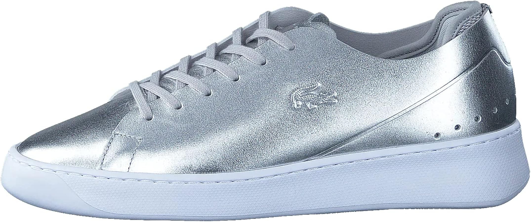 Amazon | Lacoste レディース カラー: シルバー | スニーカー