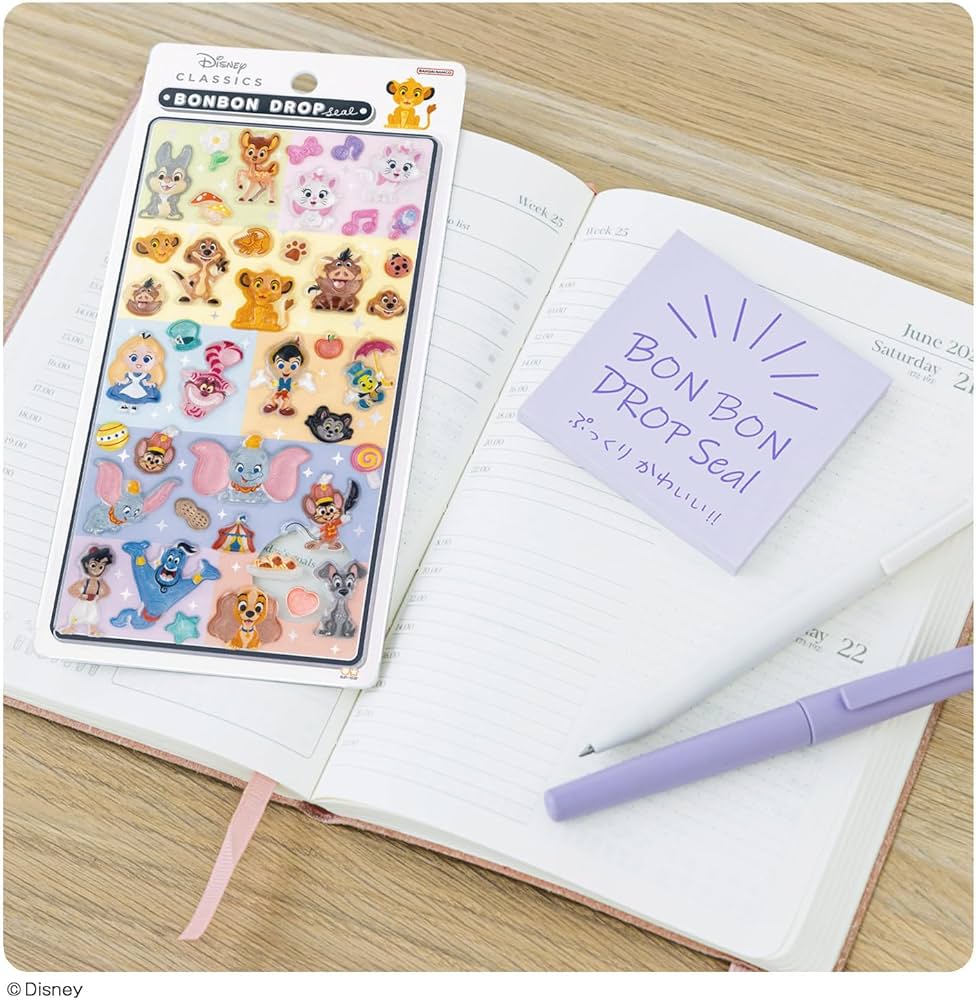 Amazon | サンスター文具 ディズニー シール ボンボンドロップシール