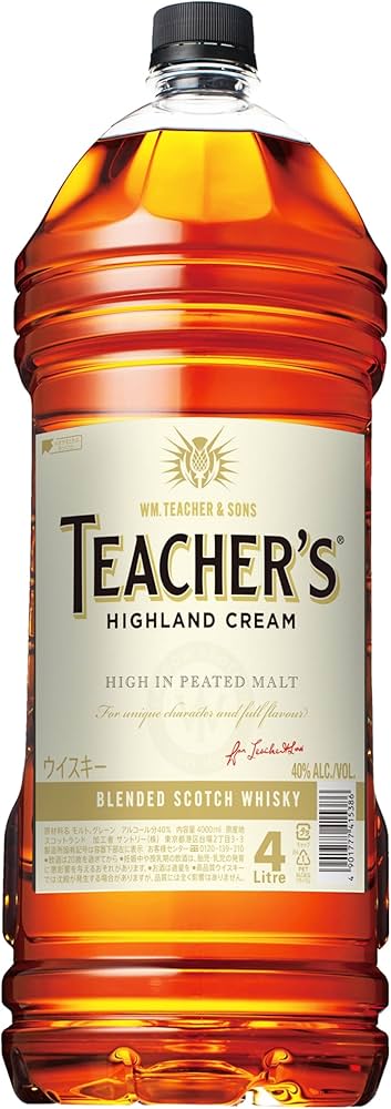 Amazon.co.jp: TEACHER'S(ティーチャーズ) ハイランドクリーム 4000ml