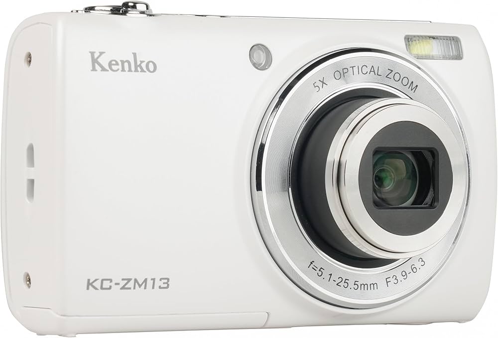 Amazon.co.jp: Kenko Compact Digital Camera KC-ZM13 WH, Optical 5x