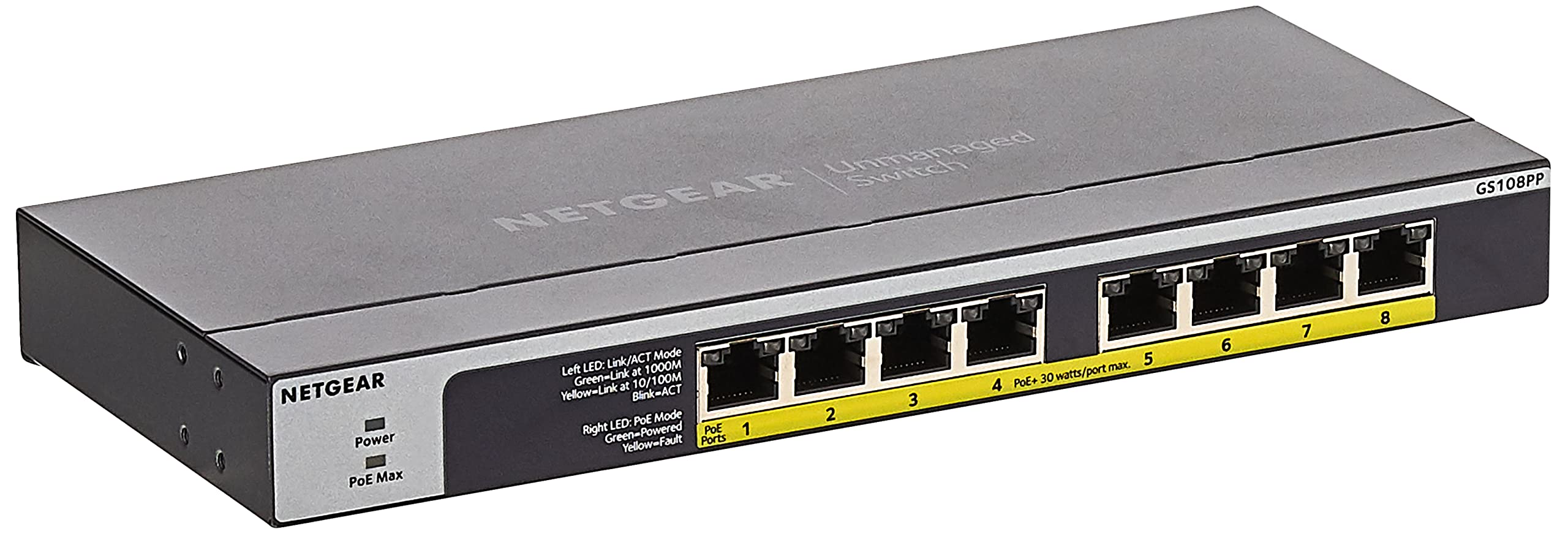 Amazon.com: NETGEAR 8-Port Gigabit Ethernet PoE Network Switch