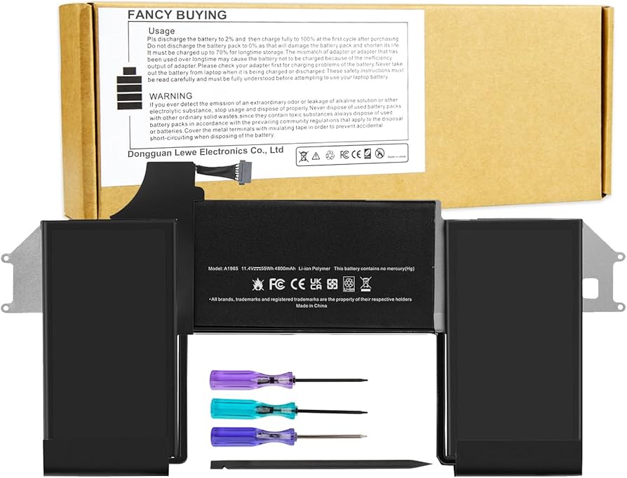 Amazon.com: A1965 Laptop Battery for MacBook Air 13