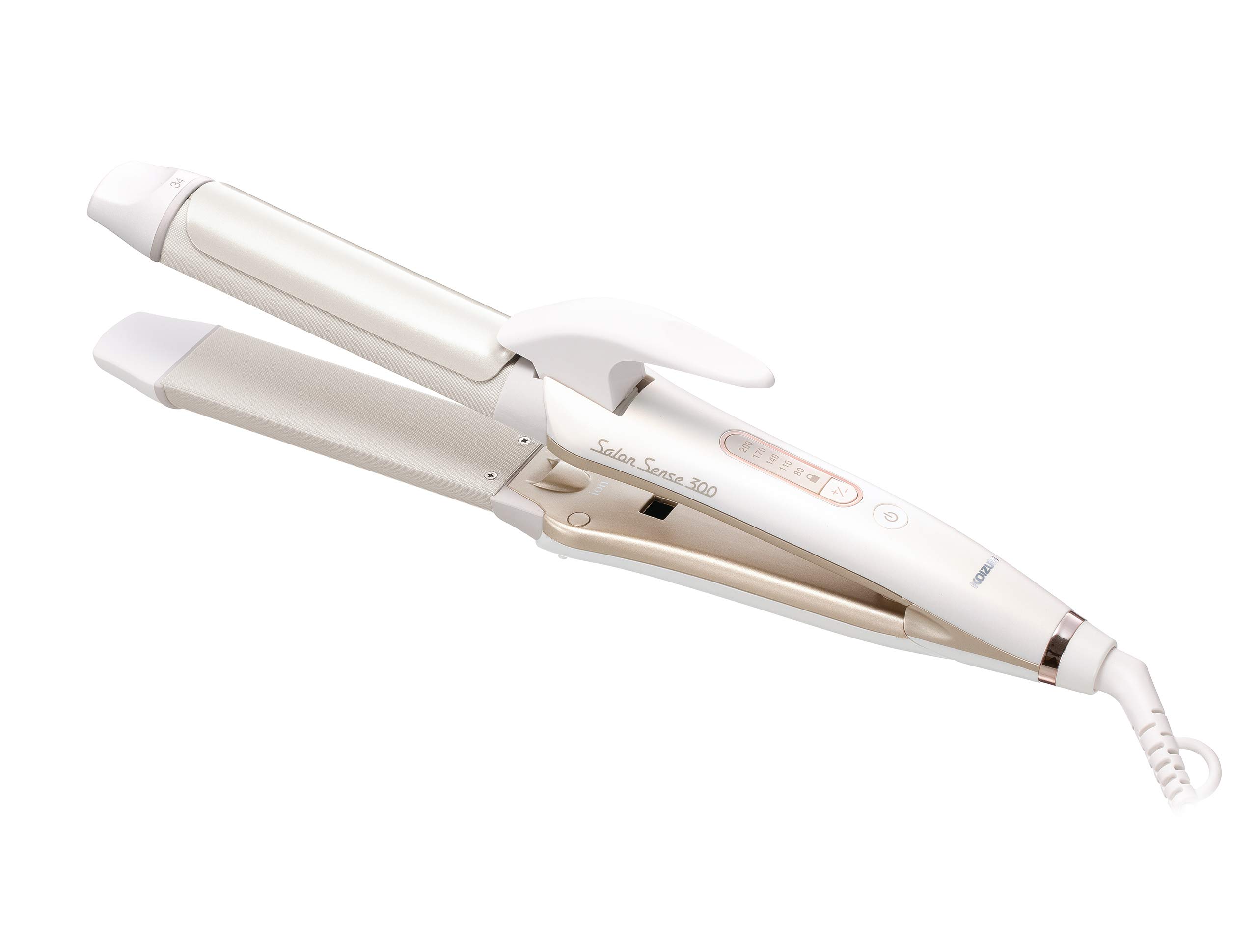 Amazon | コイズミ ヘアアイロン 2WAY 34mm サロンセンス 300 シルキー