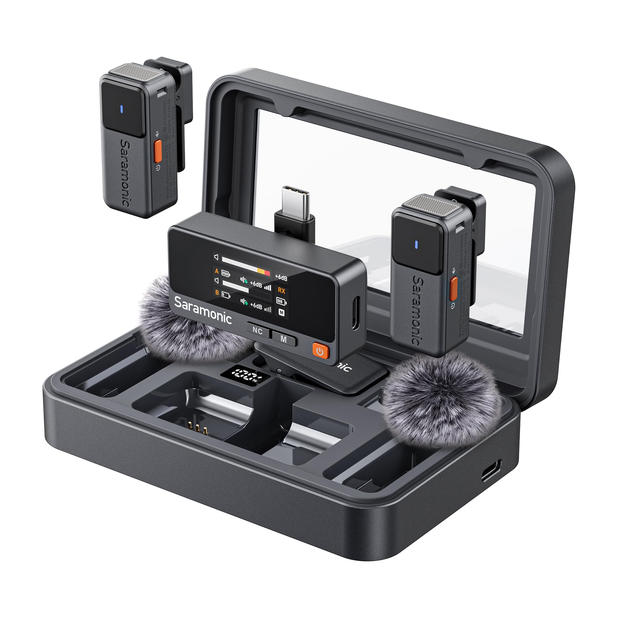 Amazon.co.jp: Saramonic Air ワイヤレスピンマイク タイプc無線