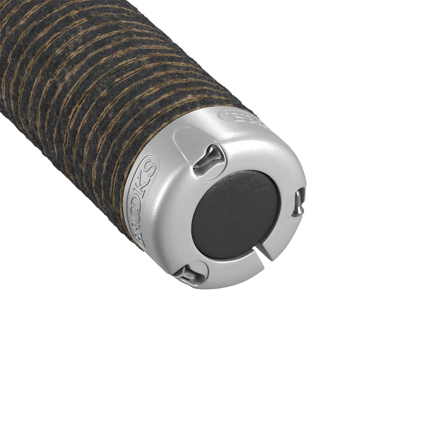 Brooks Plump Leather Grips (130 + 130 mm) – Black-New22 Unisex