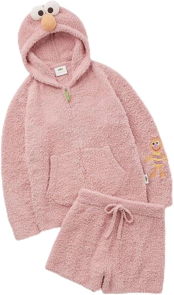 Amazon | ジェラートピケ レディース セサミストリート エルモ パーカ