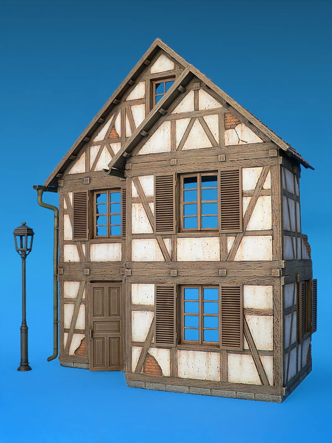 Amazon | ミニアート 1/35 ドイツの都市の建物 ジオラマアクセサリー