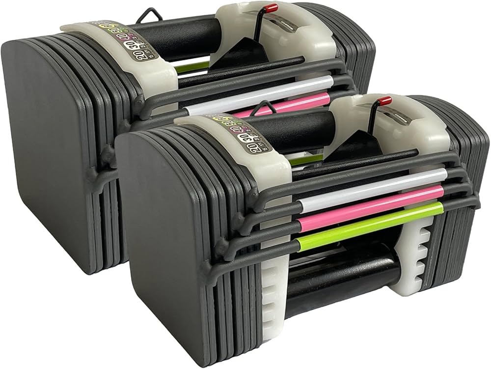 Amazon | TOP FILM 可変式ダンベル19～41kg コンパクト 簡単重量変更