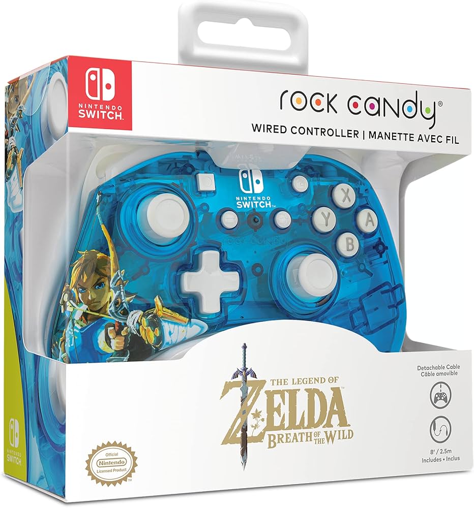 Amazon.co.jp: Rock Candy Wired Gaming Switch Pro Controller