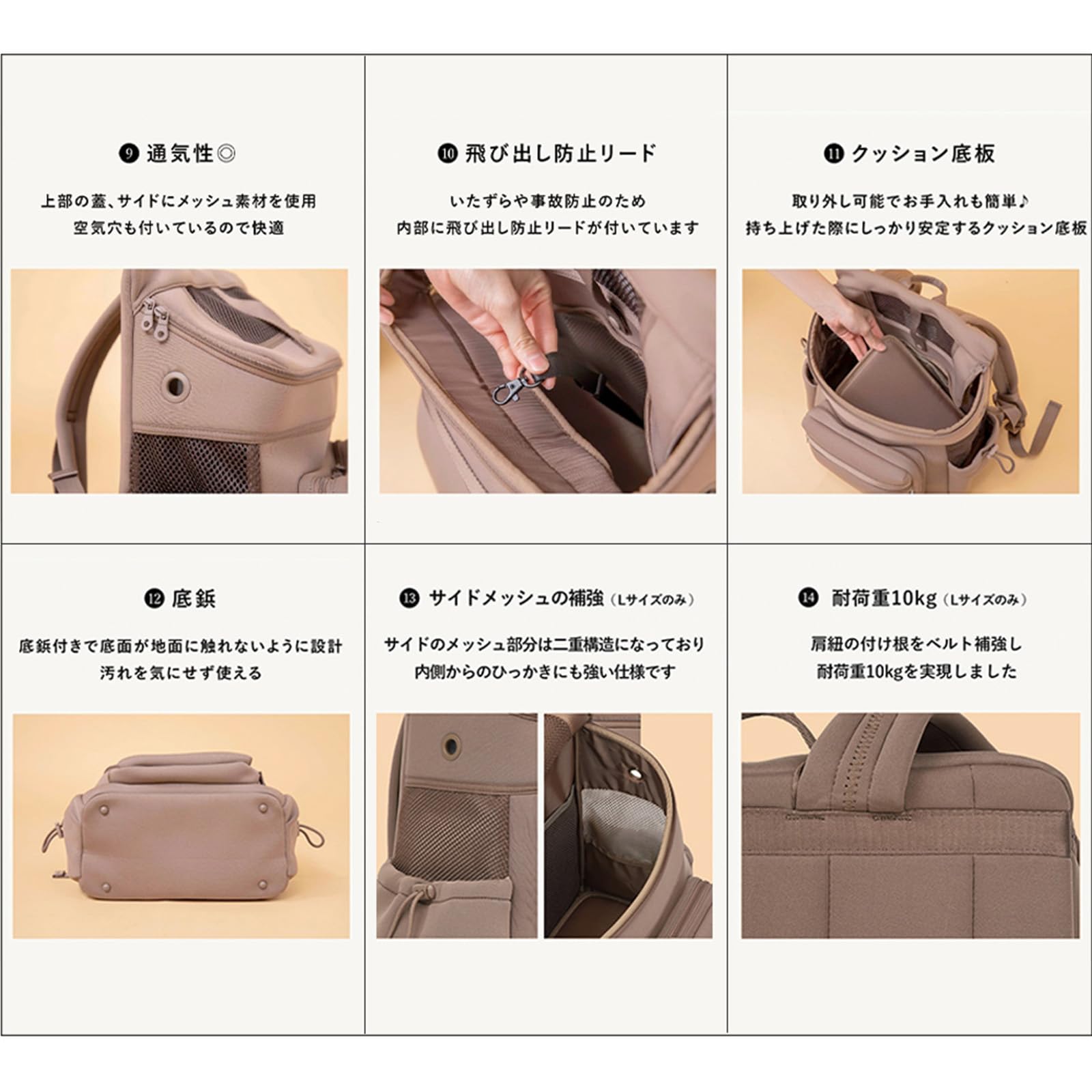 Amazon.co.jp: [citydog] ネオプレーンバックパックキャリー 【軽量