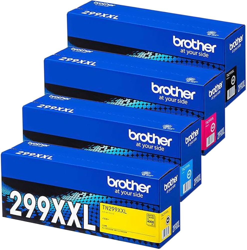Amazon | BROTHER 純正品 TN299XXL 4色セット トナーカートリッジ