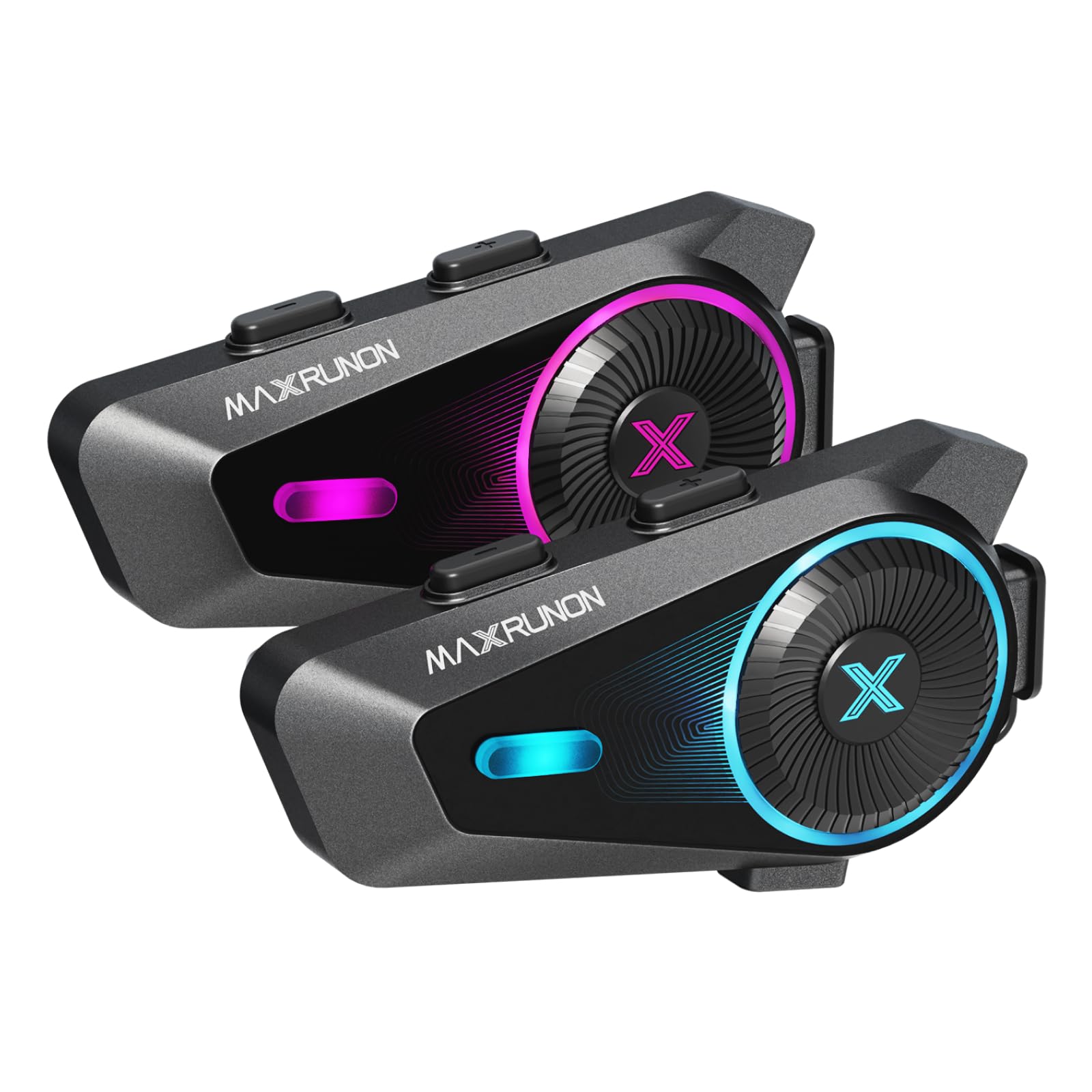 Amazon.com: MAXRUNON D10 Motorcycle Bluetooth Headset, 4-Rider