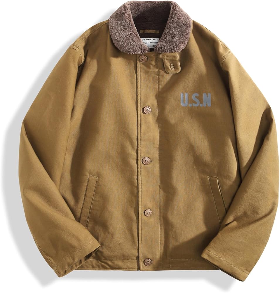 Amazon | [§NN∞NORMEN] 復刻U.S.NAVY N-1デッキジャケット