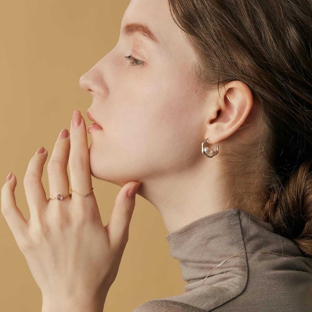 Amazon.co.jp: [アガット] agete 【 K18ゴールドリング