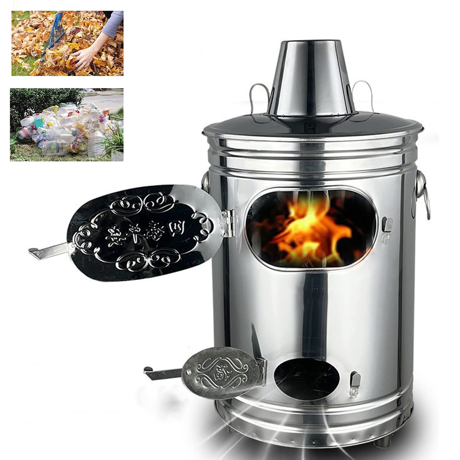 Okibi ドラム缶 一斗缶 焼却炉セット 3セット 送料込 Okibi ドラム缶 一斗