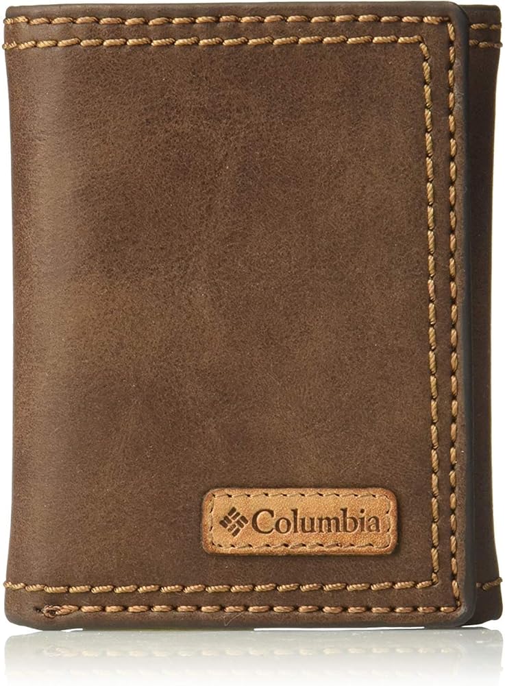Amazon.co.jp: Columbia メンズ RFID 三つ折り財布, ブラウン