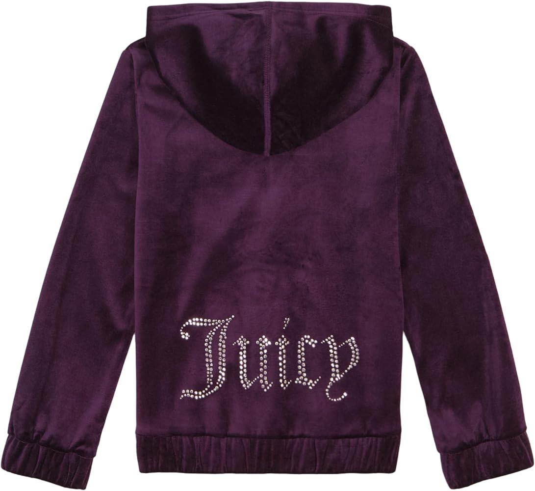 Amazon.com: Juicy Couture Girls' Plush Velour Pant and Hoodie