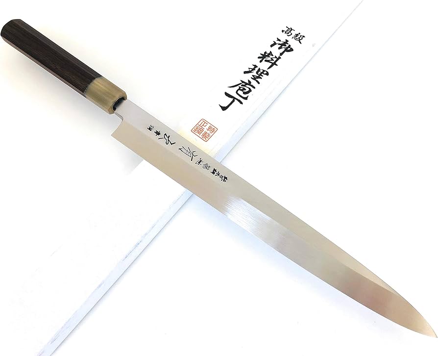 Amazon | 有次 包丁 柳刃 本焼 純日本鋼 300mm 青鋼2 築地 ARITSUGU 柄