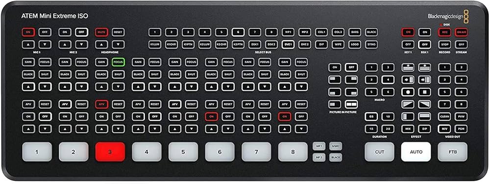 Blackmagic Design ATEM Mini Extreme ISO HDMI Live Stream Switcher