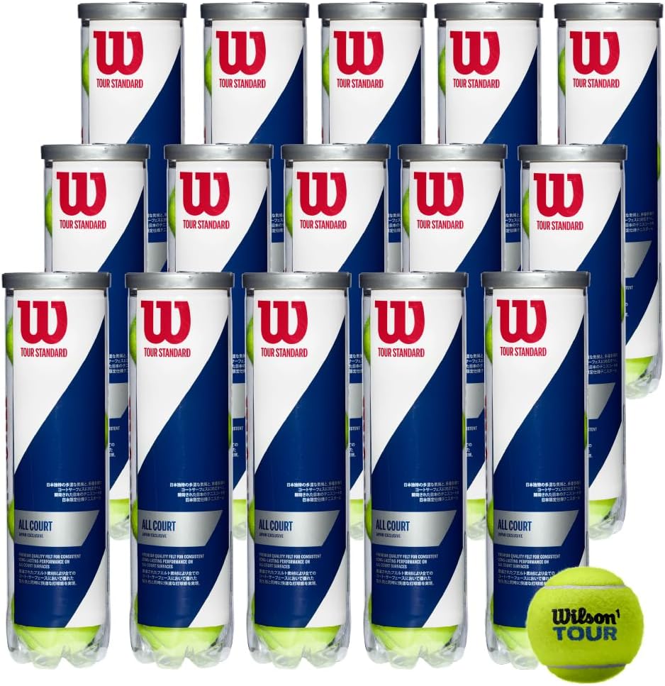 Wilson Tour Standard テニスボール 16缶(64個)セット Wilson