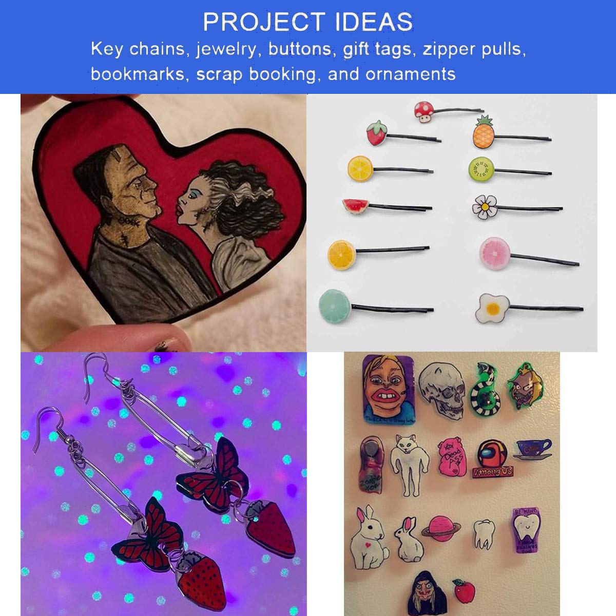 Amazon | A4サイズ 熱収縮プラスチックシート 印刷可能な紙 熱収縮紙