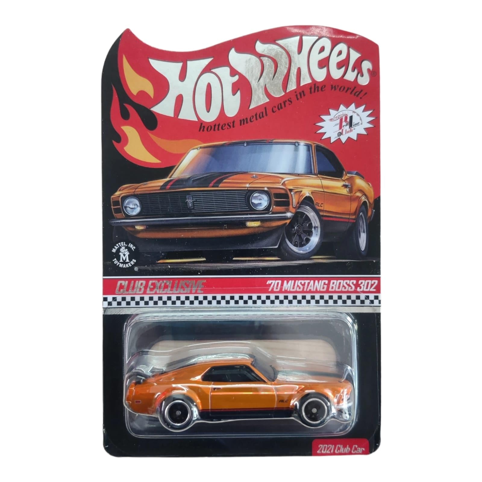Amazon.com: Hot Wheels 2021 RLC '70 Mustang Boss 302 : Toys & Games