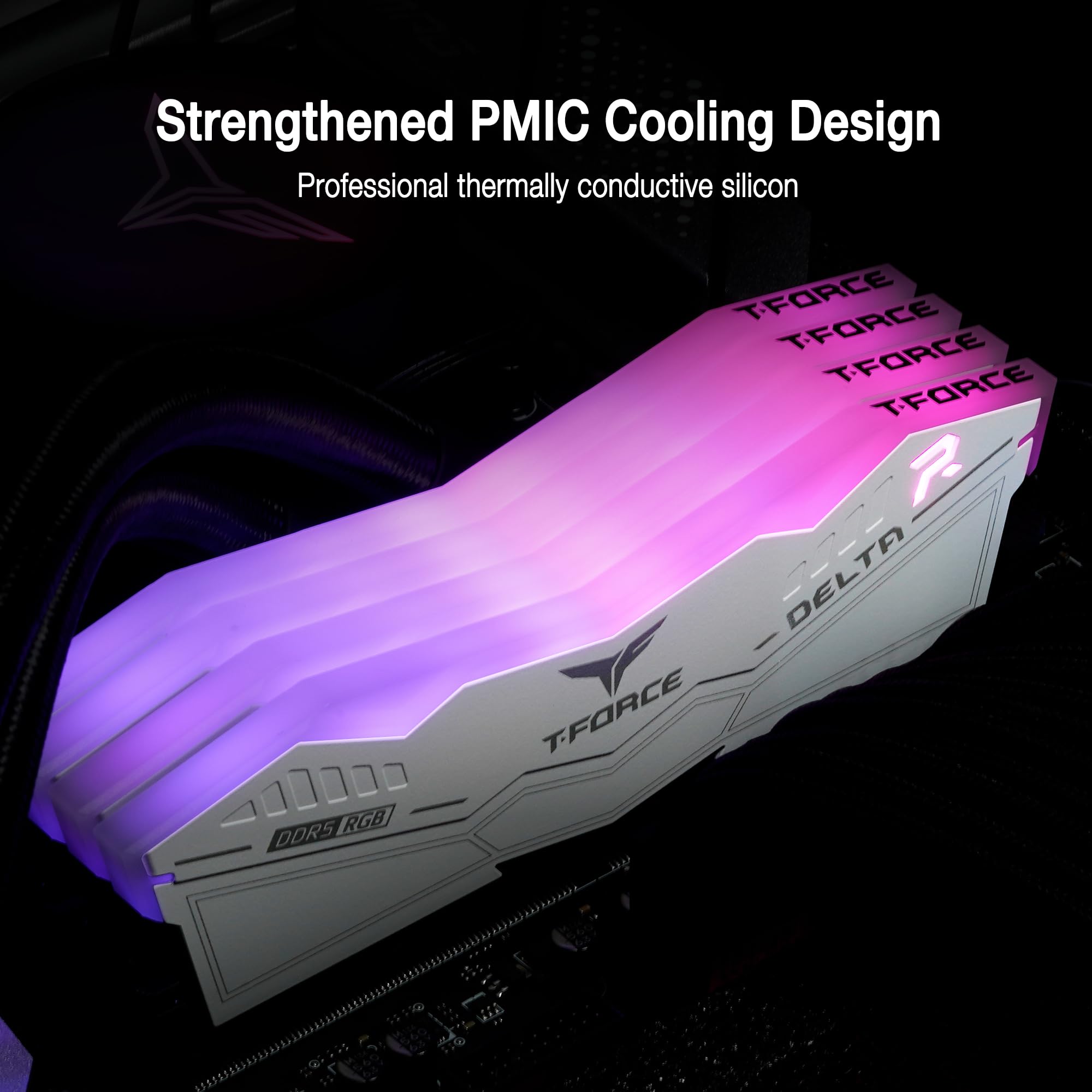 Amazon.co.jp: TEAMGROUP T-Force Delta RGB DDR5 Ram 32GB (2x16GB