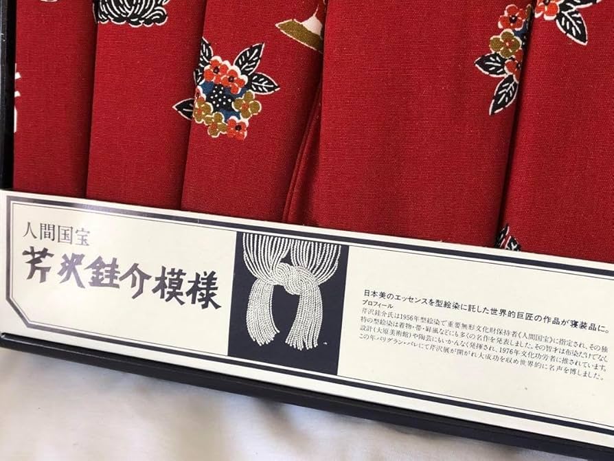 Amazon｜座布団カバー 芹沢銈介 5枚組 人間国宝 座布団｜キッチン用品