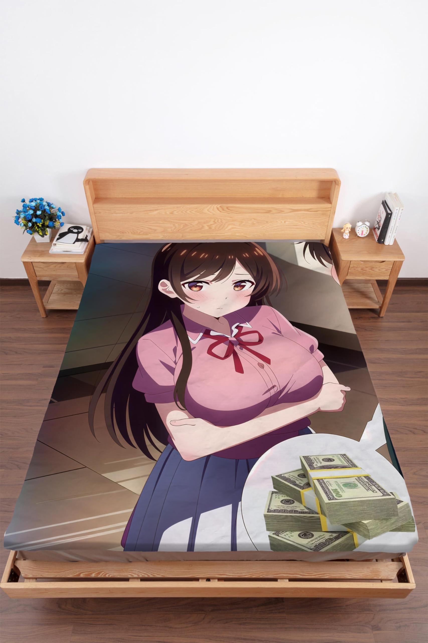 Amazon.co.jp: AnimeSuki 毛布 水原千鶴 彼女、お借りします カスタム