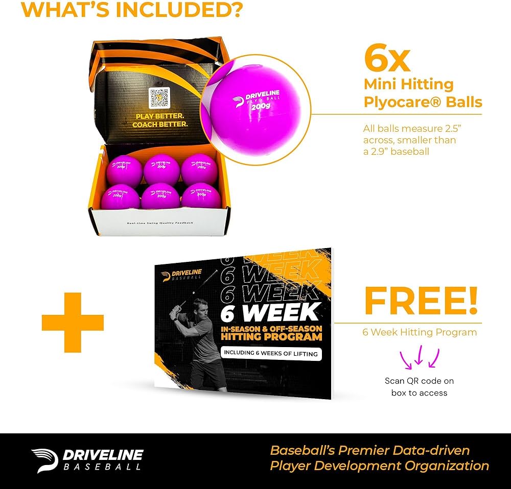 Amazon | Driveline Baseball ミニヒッティング PlyoCare® ボール