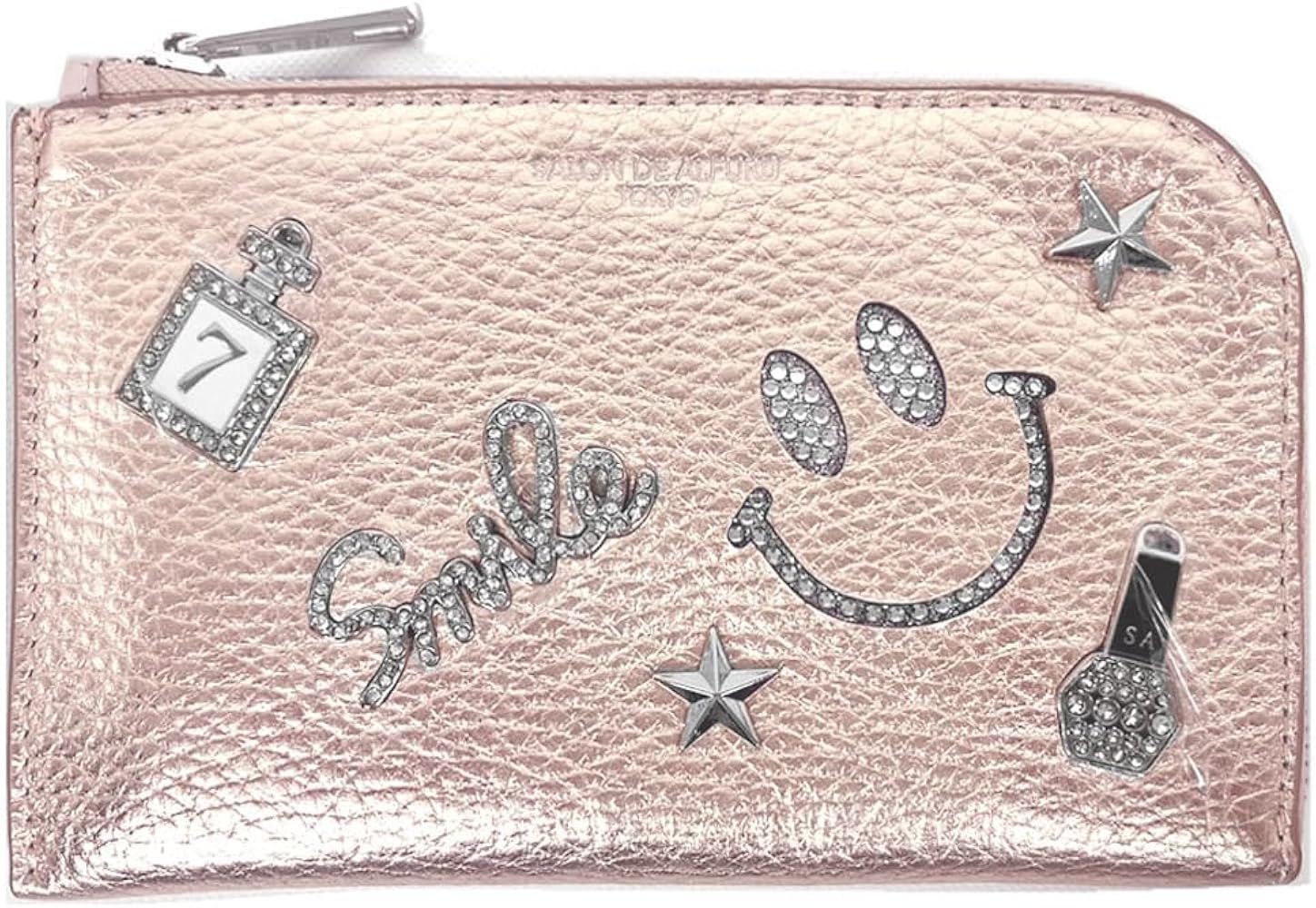 Amazon | [サロンドアルファード] L字ファスナー ミニ財布 レディース