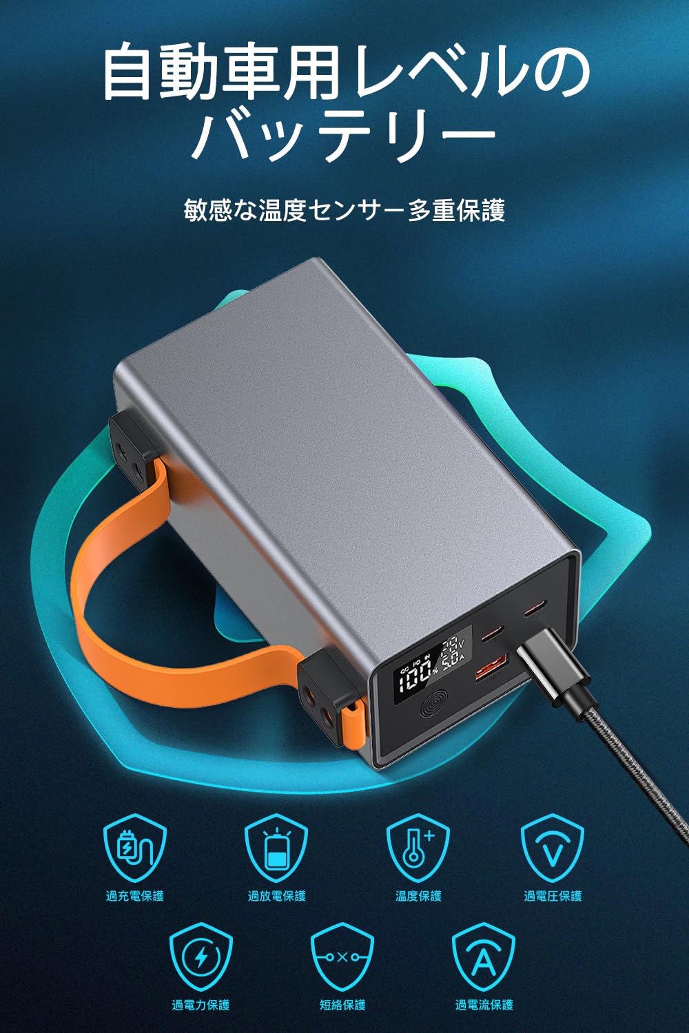Amazon | PD140W モバイルバッテリー 大容量【86000mAh & 2024年新登場