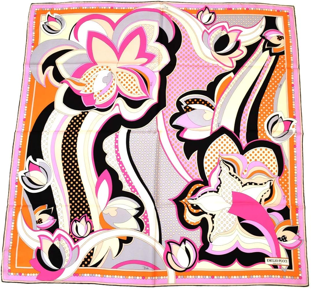 Amazon | EMILIO PUCCI(エミリオプッチ)スカーフ レディース プッチ柄