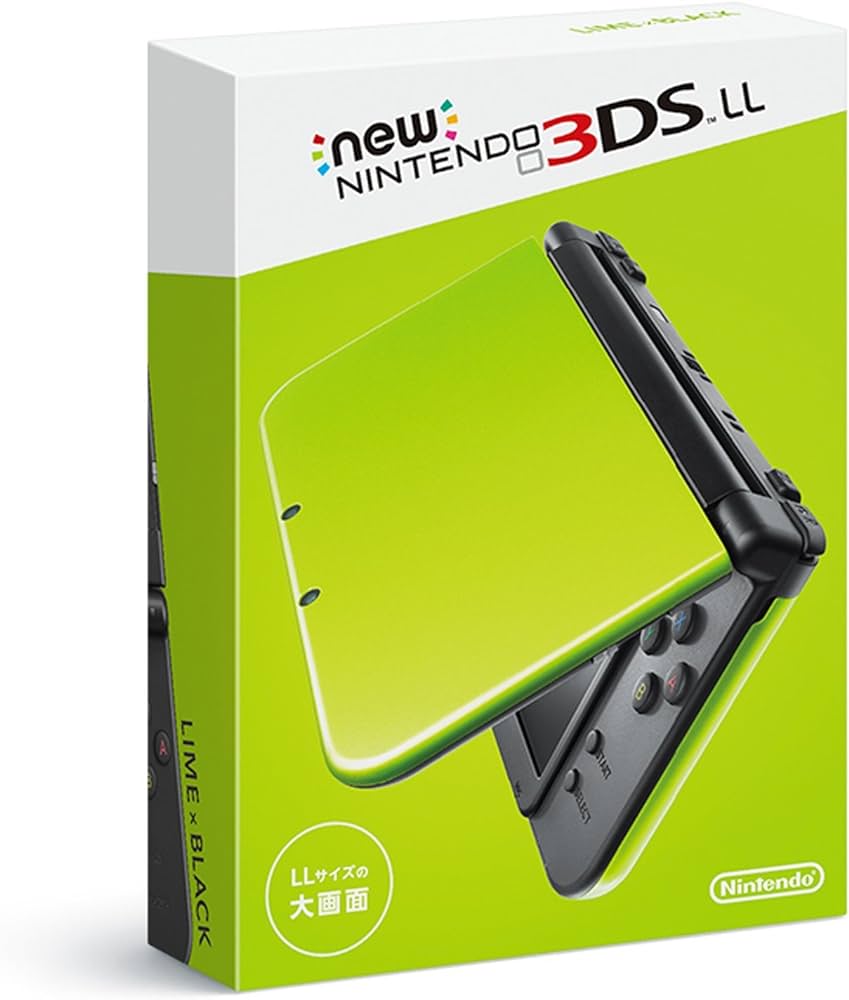 Amazon | Newニンテンドー3DS LL ライム×ブラック | ゲーム機本体
