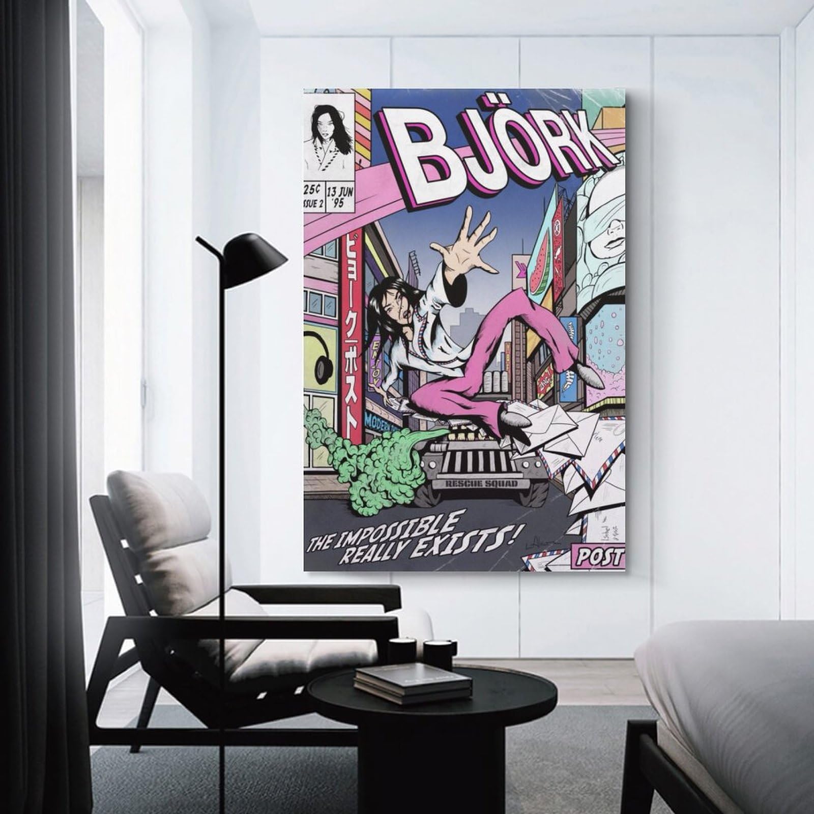 Amazon.com: Björk Post Canvas Poster Bedroom Decoration Landscape