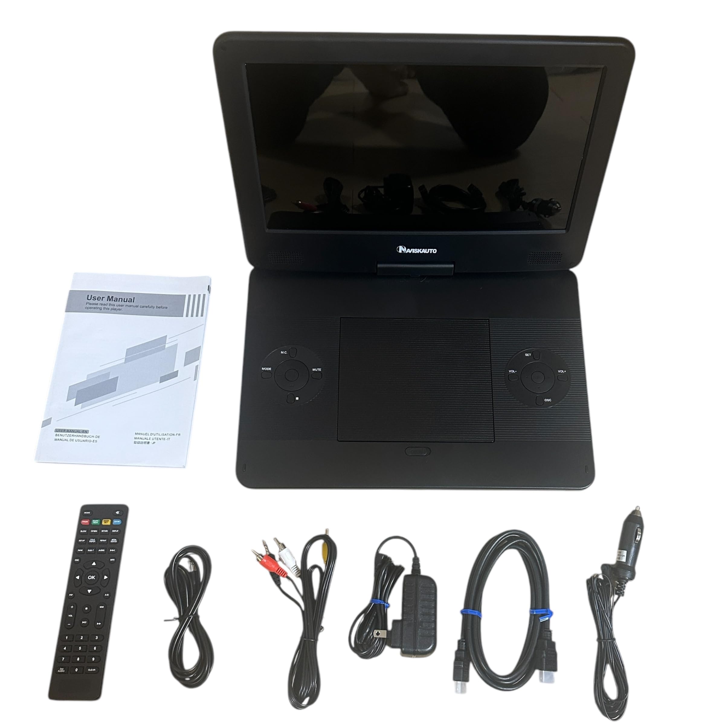 Amazon | 大画面 | NAVISKAUTO | ポータブルブルーレイプレーヤー