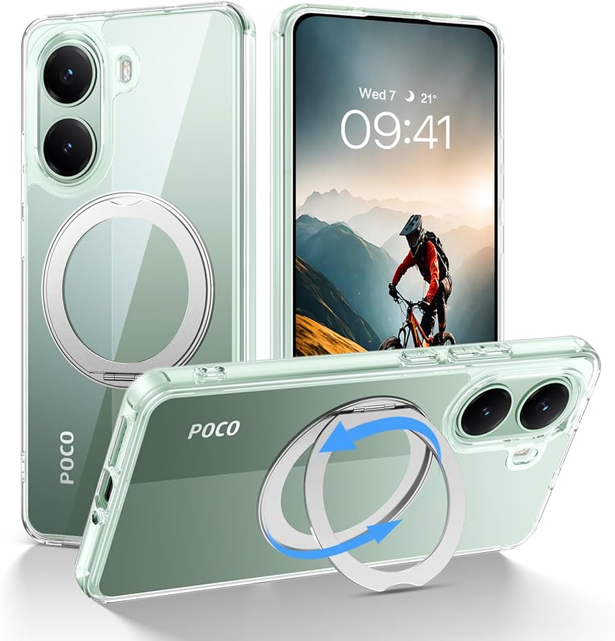 Amazon.co.jp: Telaso poco x7 pro ケース 透明 magsafe対応