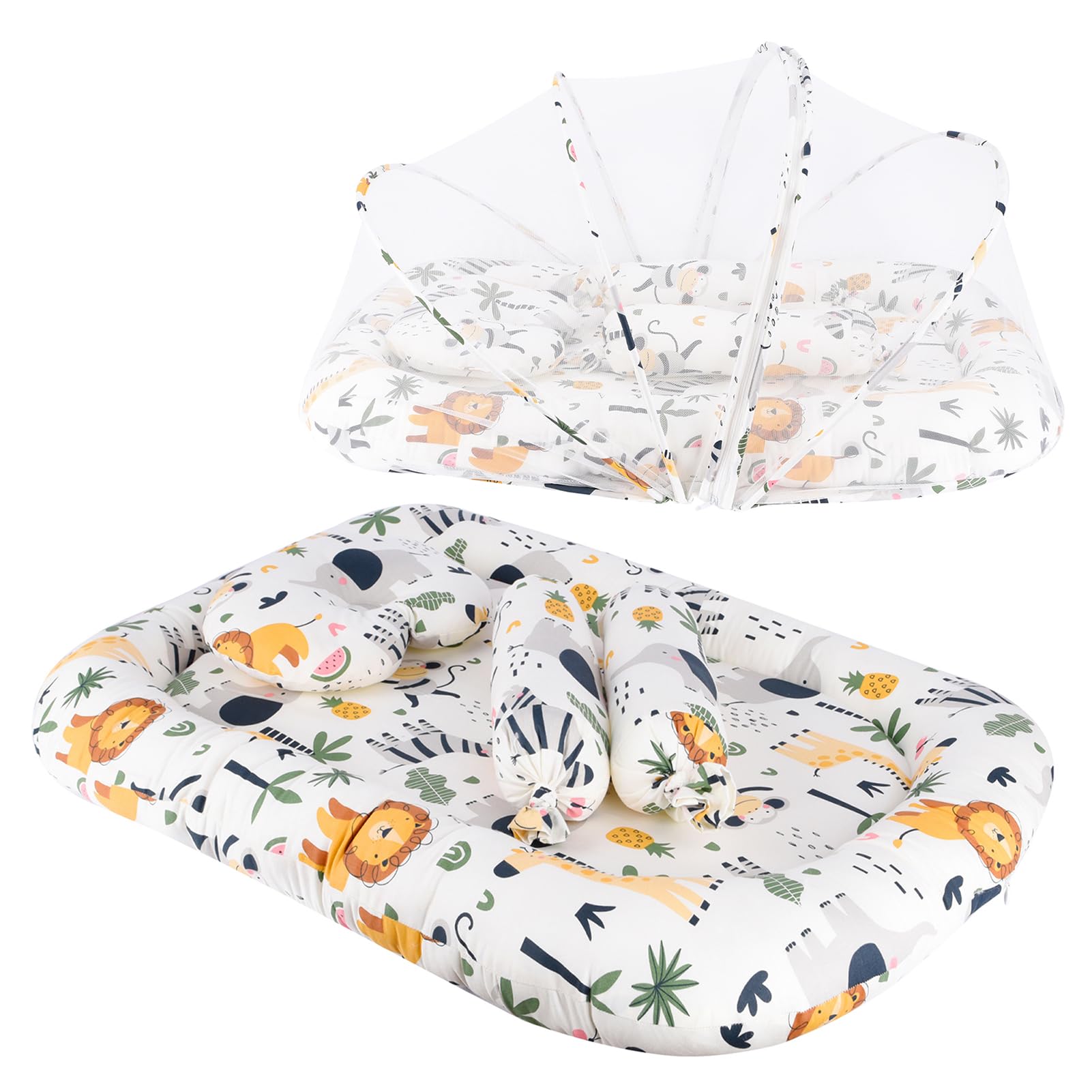 Amazon | 【ベビーアムール】 Bebamour ベビーベッド 折りたたみ式