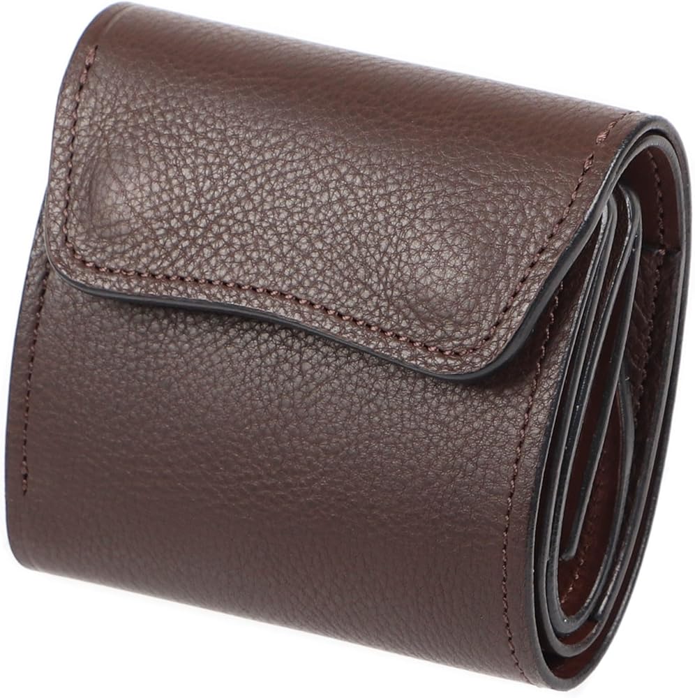 Amazon | [アッカ・ボッテガ] 財布 本革 ミニ財布 三つ折り財布