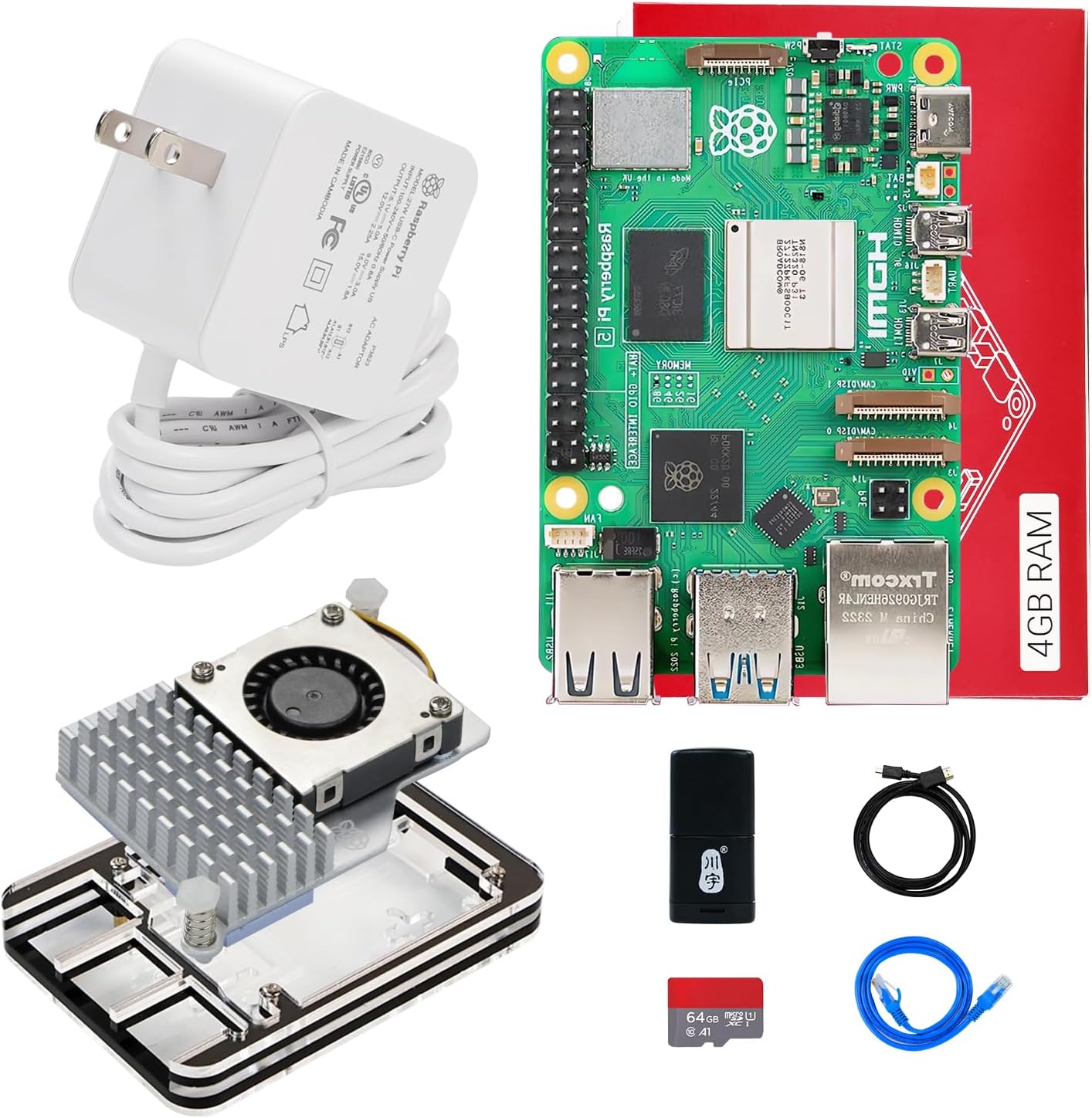 RasTech Raspberry Pi 4 Model B(RAM 8GB) - Raspberry Pi 4 model B
