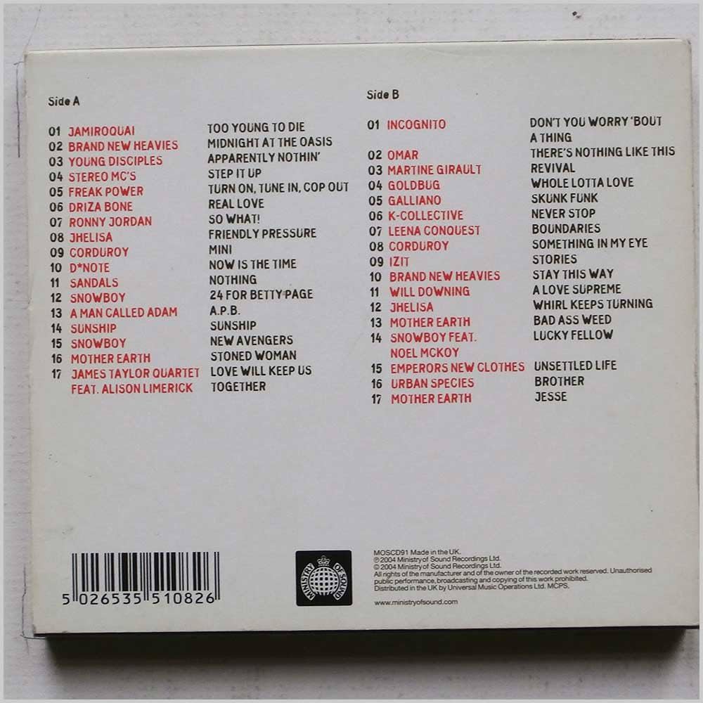 Amazon.com: Ministry of Sound: Acid Jazz Classics: CDs & Vinyl