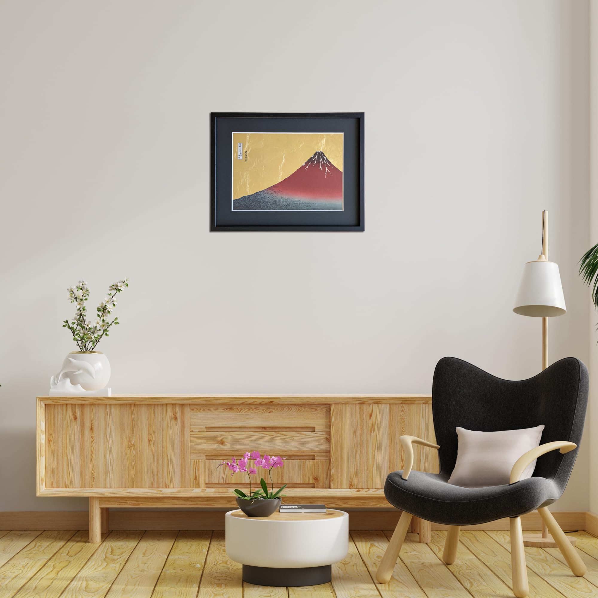 Amazon.co.jp: 【GOLD LEAF JAPAN】金箔浮世絵 葛飾北斎 富嶽三十六景