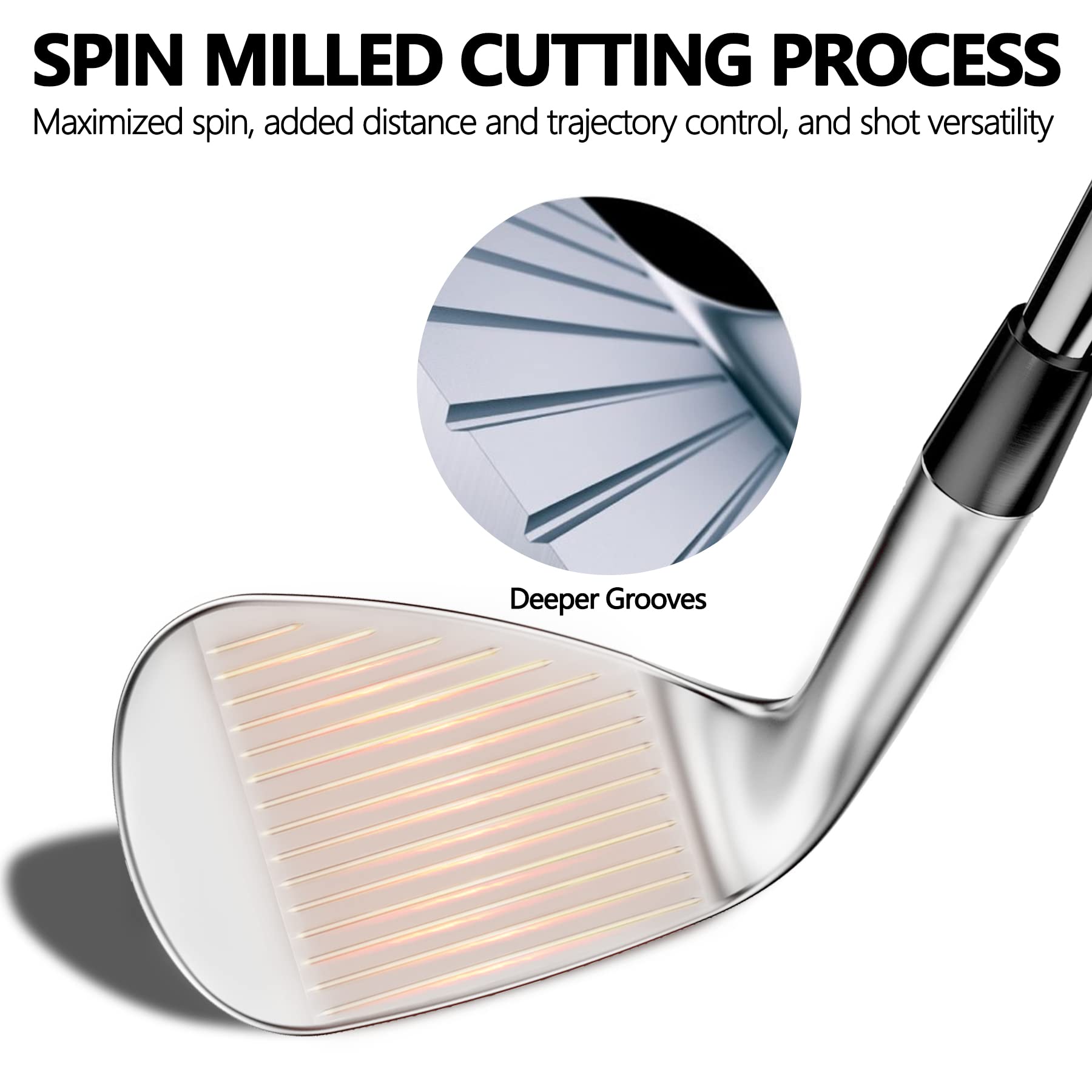 Amazon | POSSOT ウェッジセットまたは個別ゴルフウェッジ 3個 56