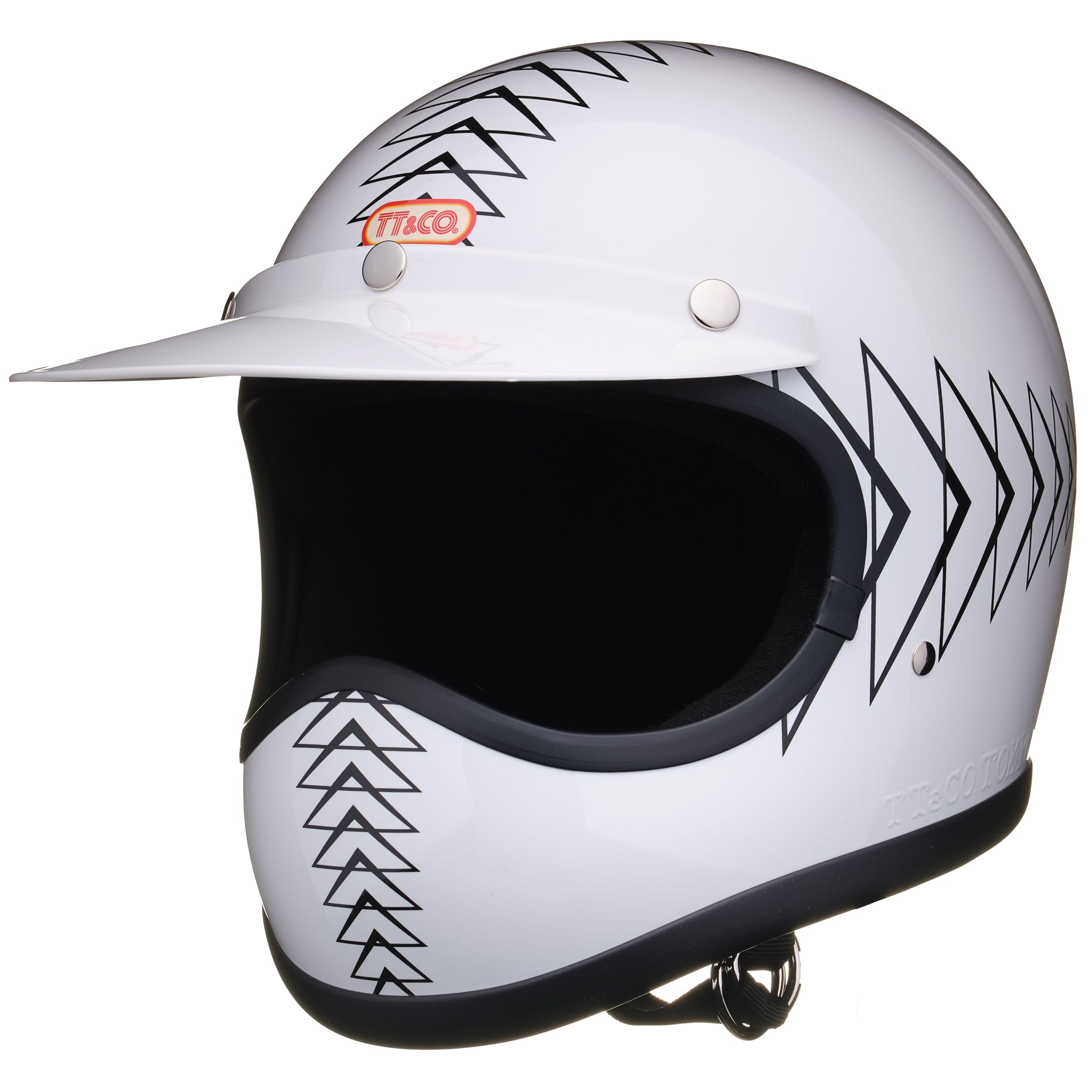 Amazon.co.jp: TT&CO. バイク ヘルメット フルフェイス トゥーカッター